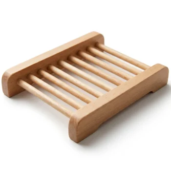 natural wooden soap holder