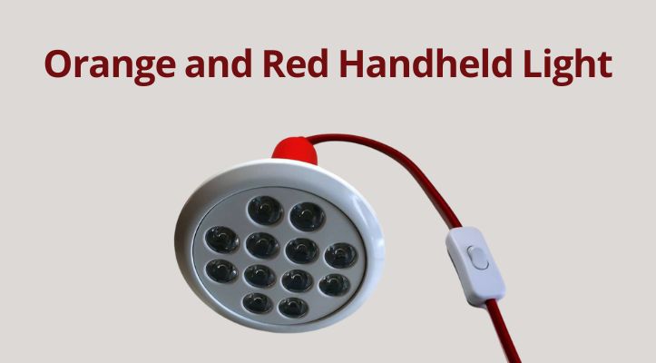 LGS1 – Orange and Red Light Therapy Handheld Light