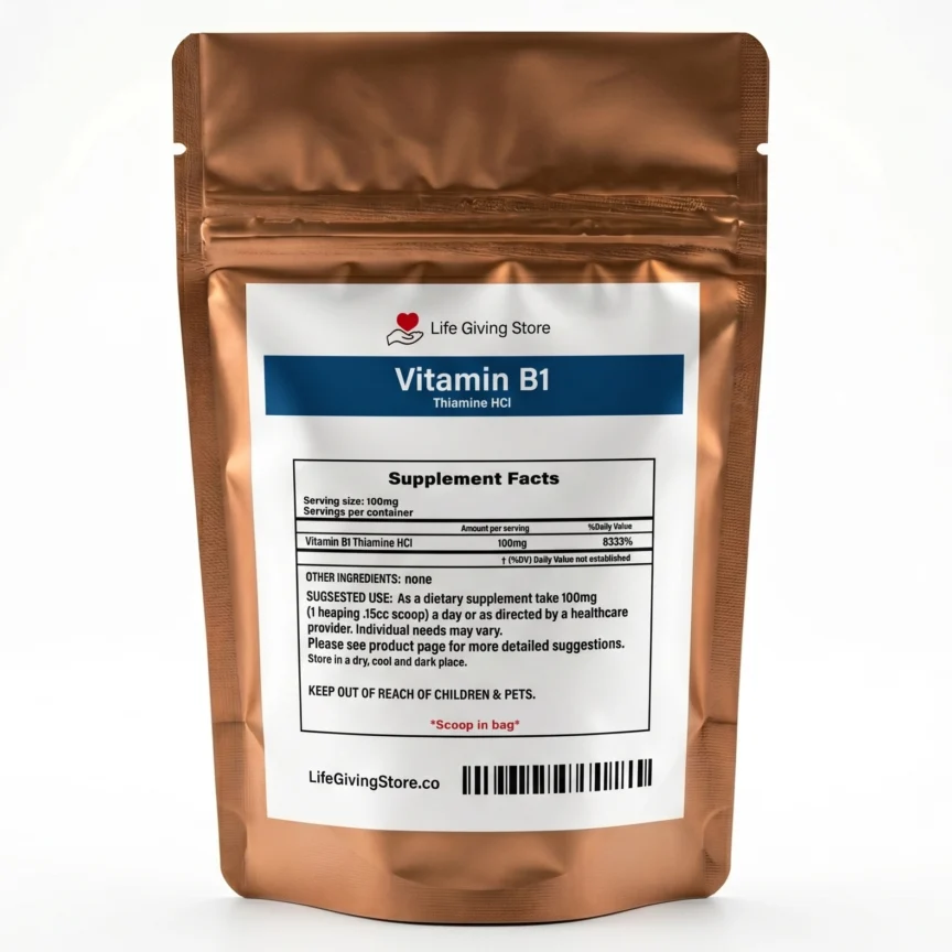 Vitamin B1 (Thiamine HCl) Powder – USP Grade