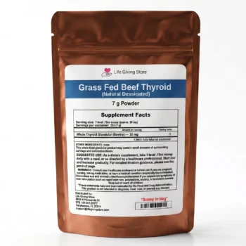 Updated natural dessicated thyroid ndt supplement powder