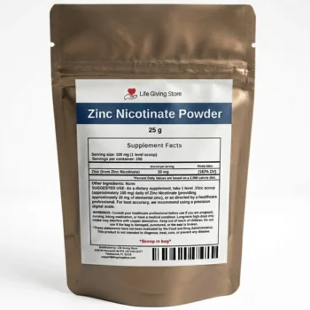 zinc nicotinate 100mg powder