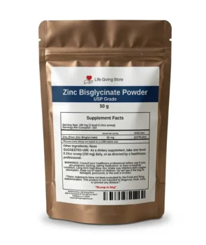 zinc bisglycinate powder USP grade main