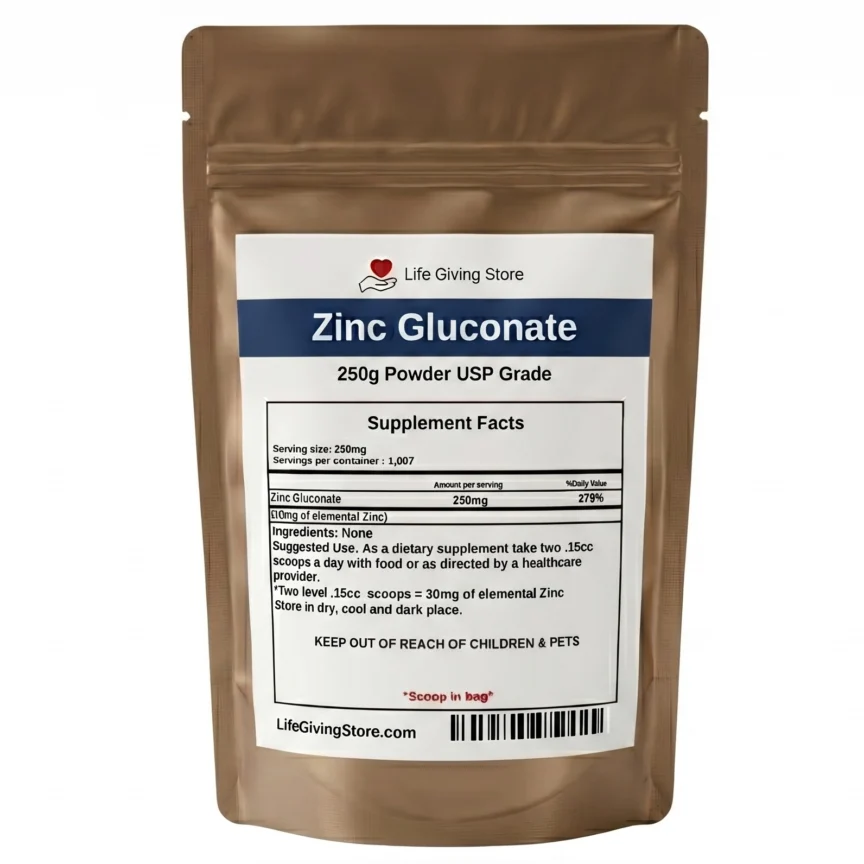 Zinc Gluconate Powder – USP Grade
