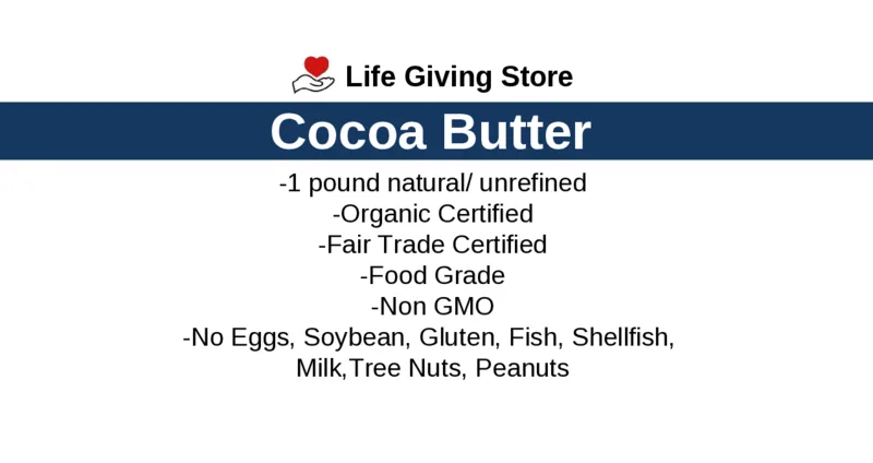 Cocoa Butter (Organic & Fair Trade Certified) - Image 2
