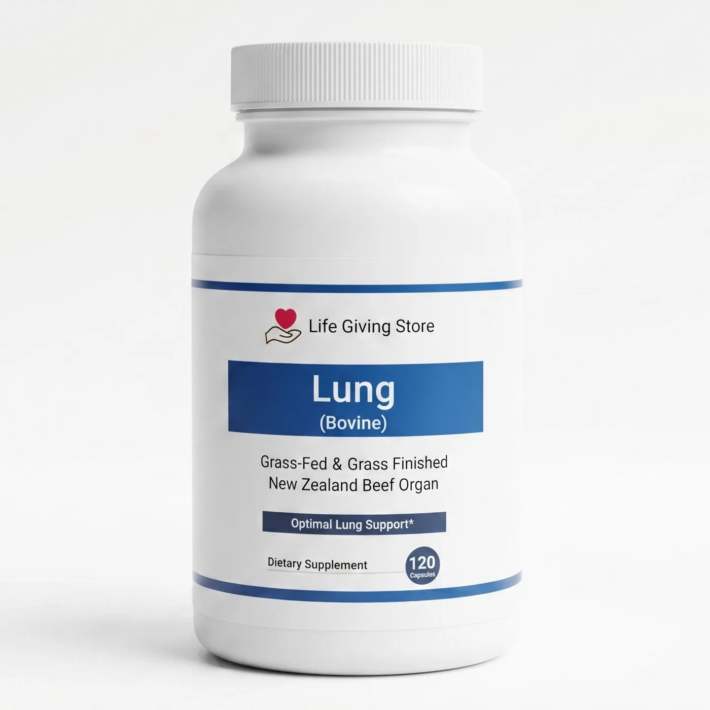 grass fed bovine lung capsules