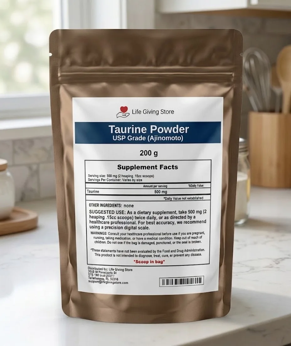 taurine USP grade ajinomoto powder lifestyle