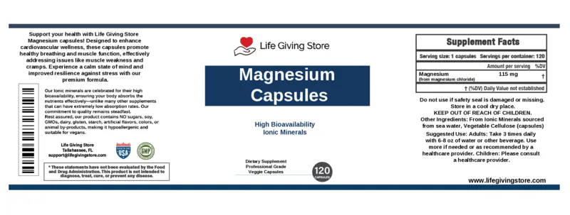 Magnesium Capsules